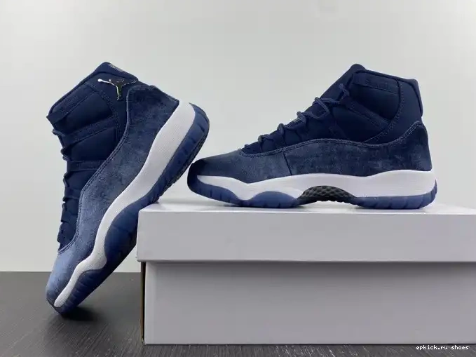 Cheap Velvet Jordan Midnight Air Navy WMNS 11 AR0715-441 0519